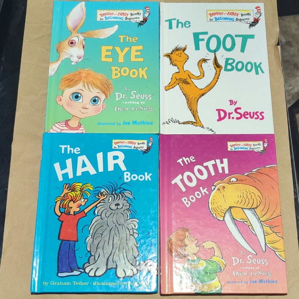 Dr. Seuss Learning Book Set - Eye Tooth Hair Foot